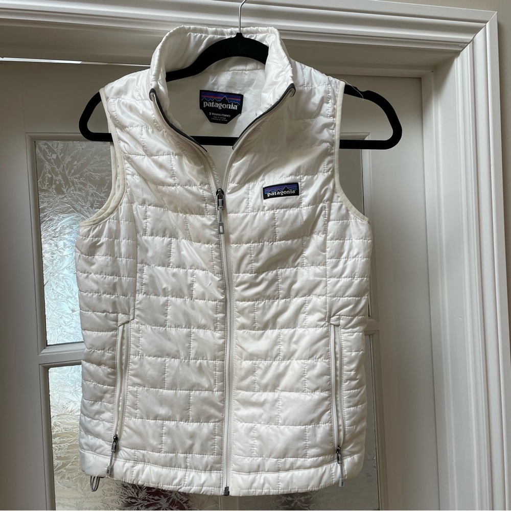 Patagonia Nano Puff Vest Birch White Small Primaloft